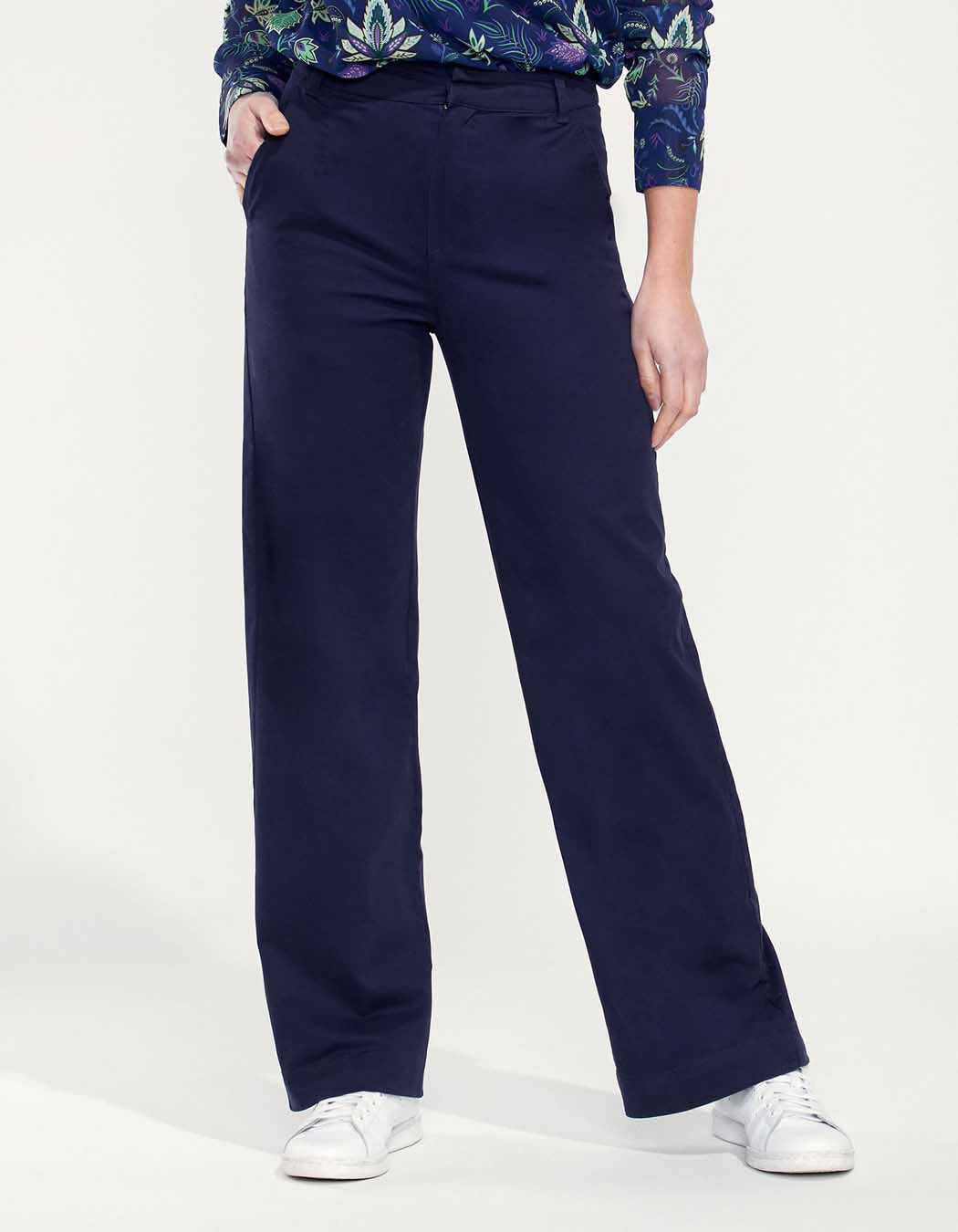 Pantalon coton jambe large CRAZY