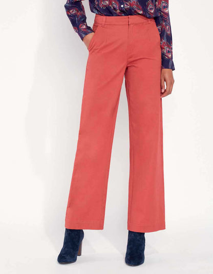 Pantalon coton jambe large CRAZY