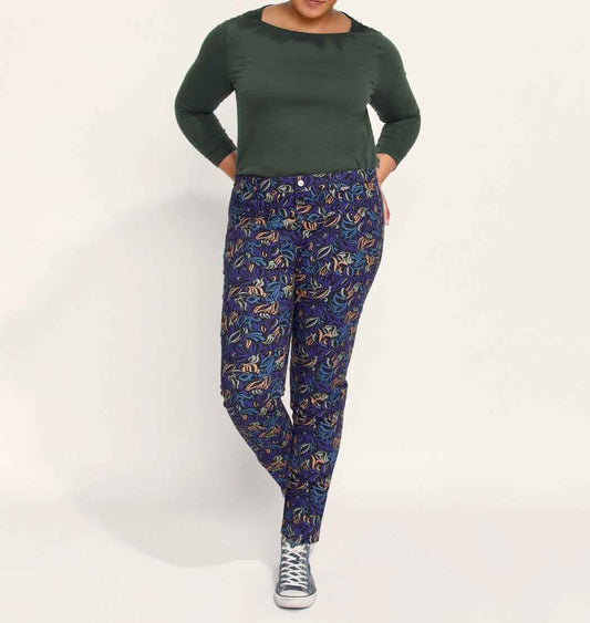 Pantalon cigarette grande taille CLAUDIA