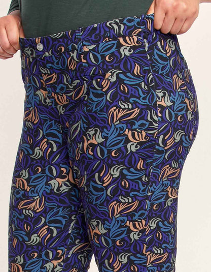 Pantalon cigarette grande taille CLAUDIA