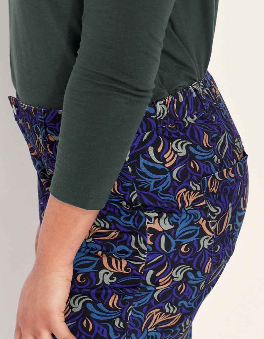 Pantalon cigarette grande taille CLAUDIA