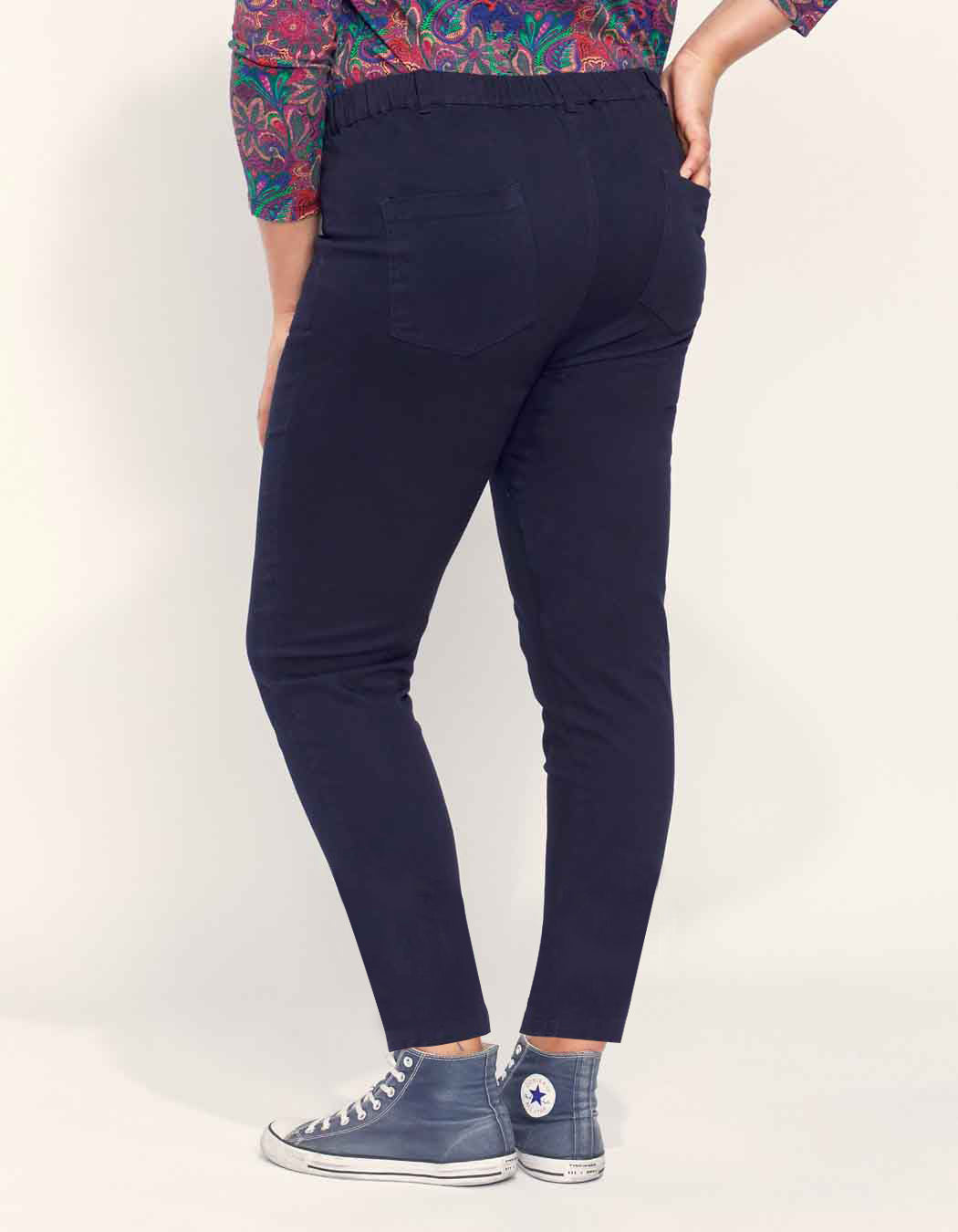 Pantalon cigarette grande taille CLAUDIA