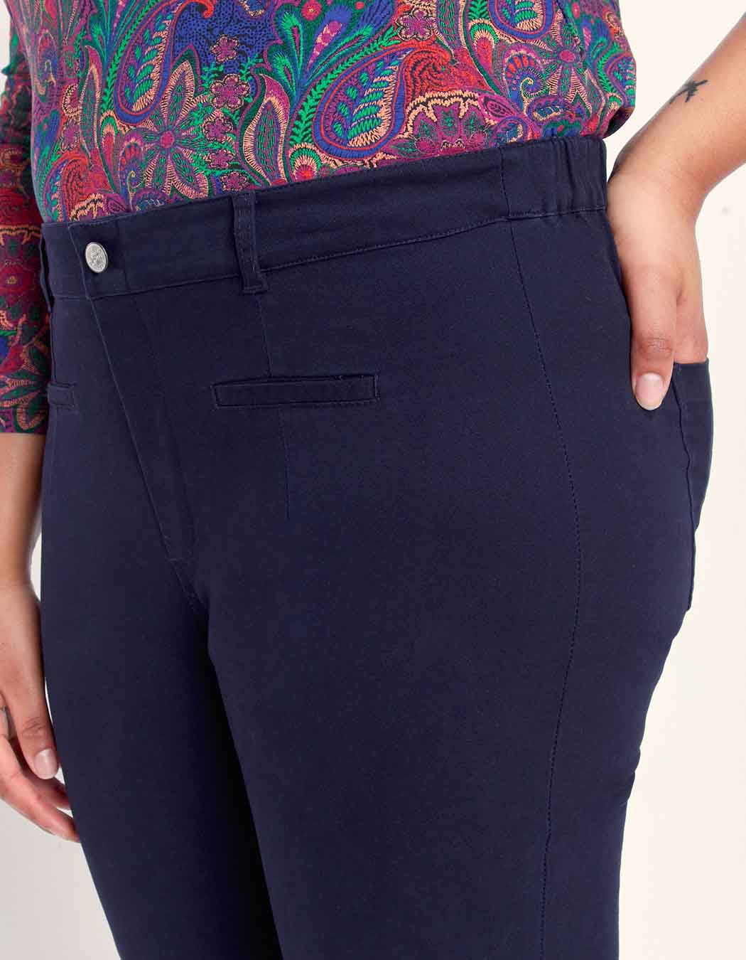 Pantalon cigarette grande taille CLAUDIA