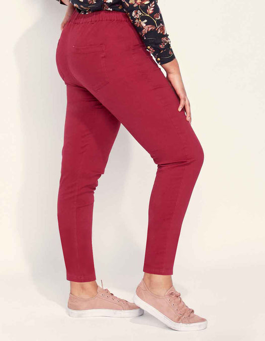 Pantalon cigarette grande taille CLAUDIA