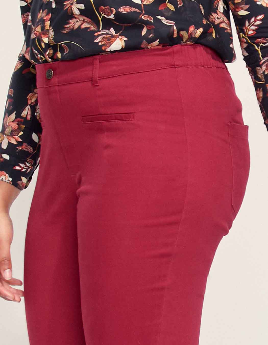 Pantalon cigarette grande taille CLAUDIA
