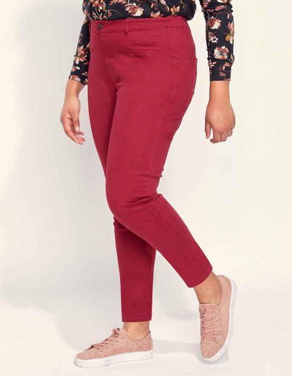 Pantalon cigarette grande taille CLAUDIA