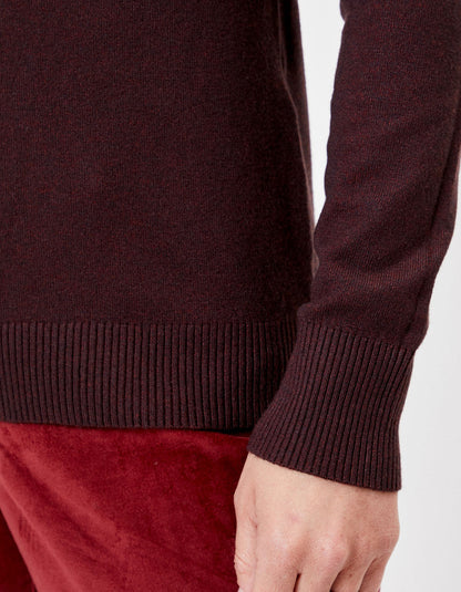 Pull maille col v HAYA