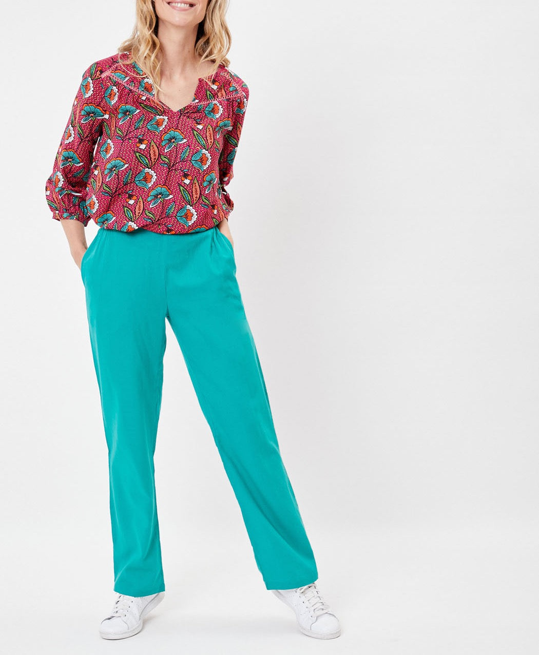Pantalon droit coton bio JONA