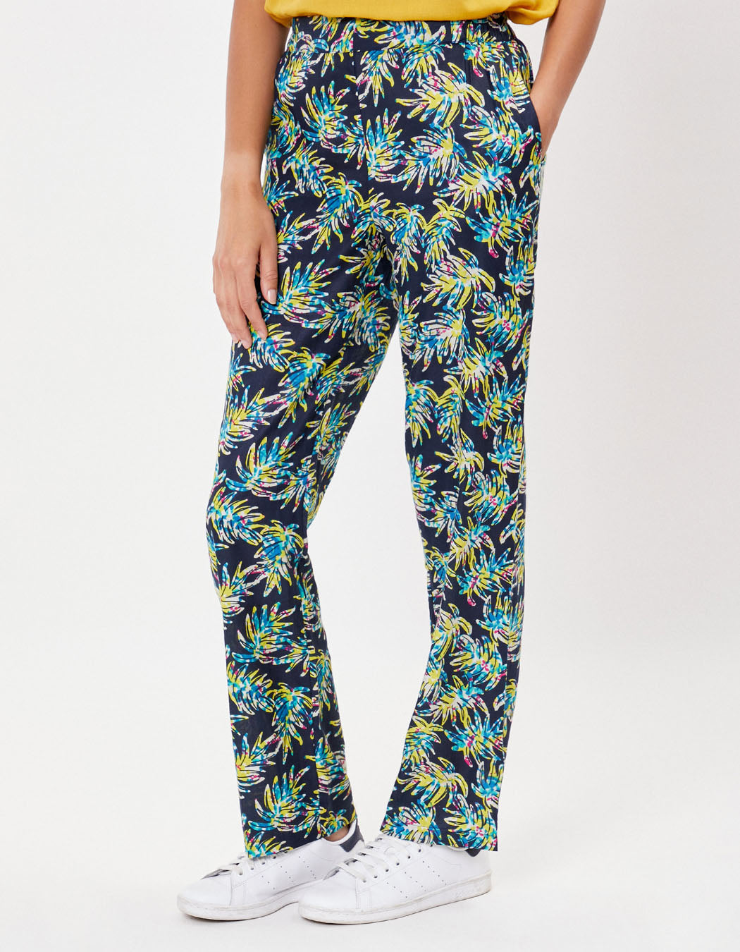 Pantalon droit coton bio JONA PRINT