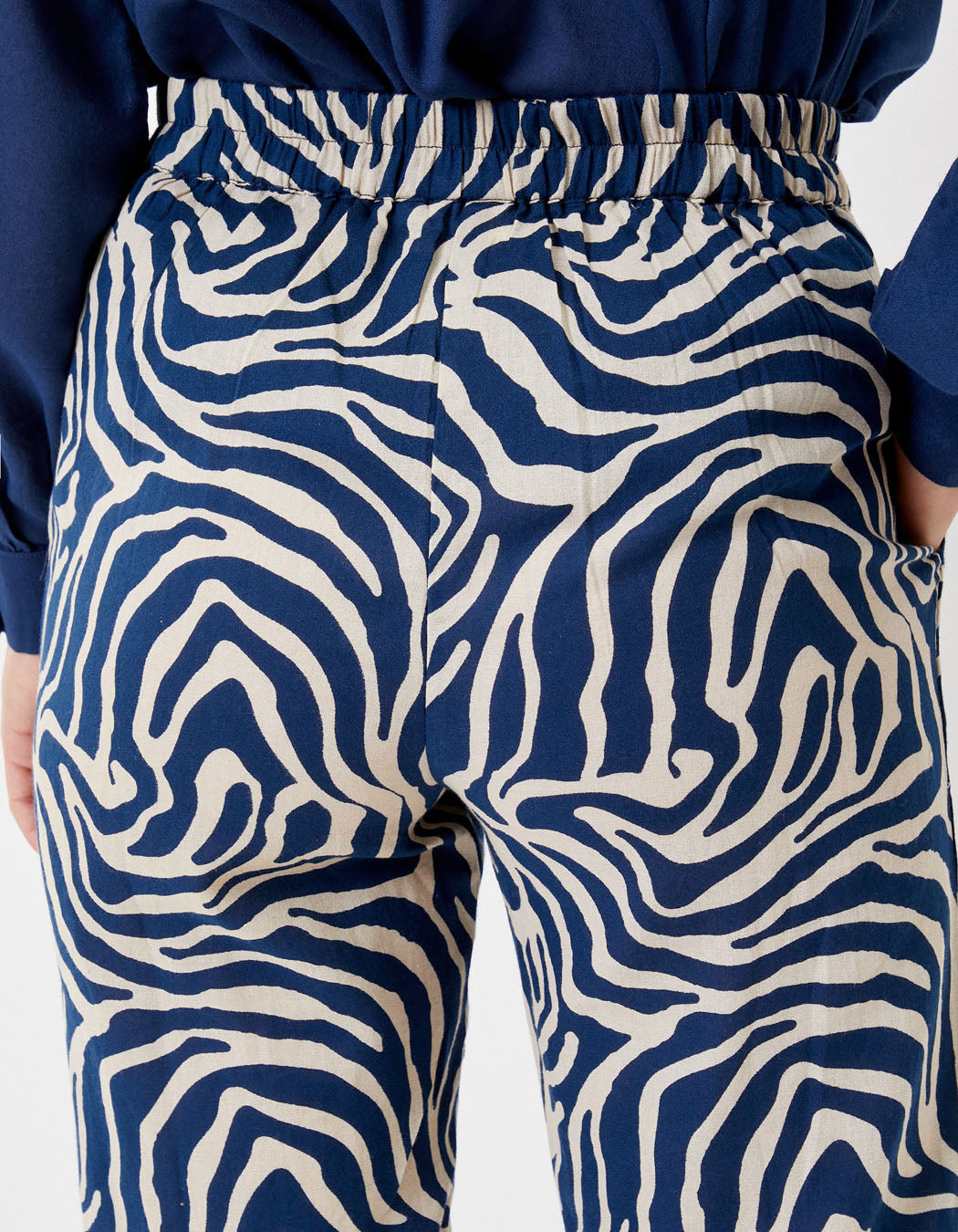 Pantalon droit coton bio JONA PRINT