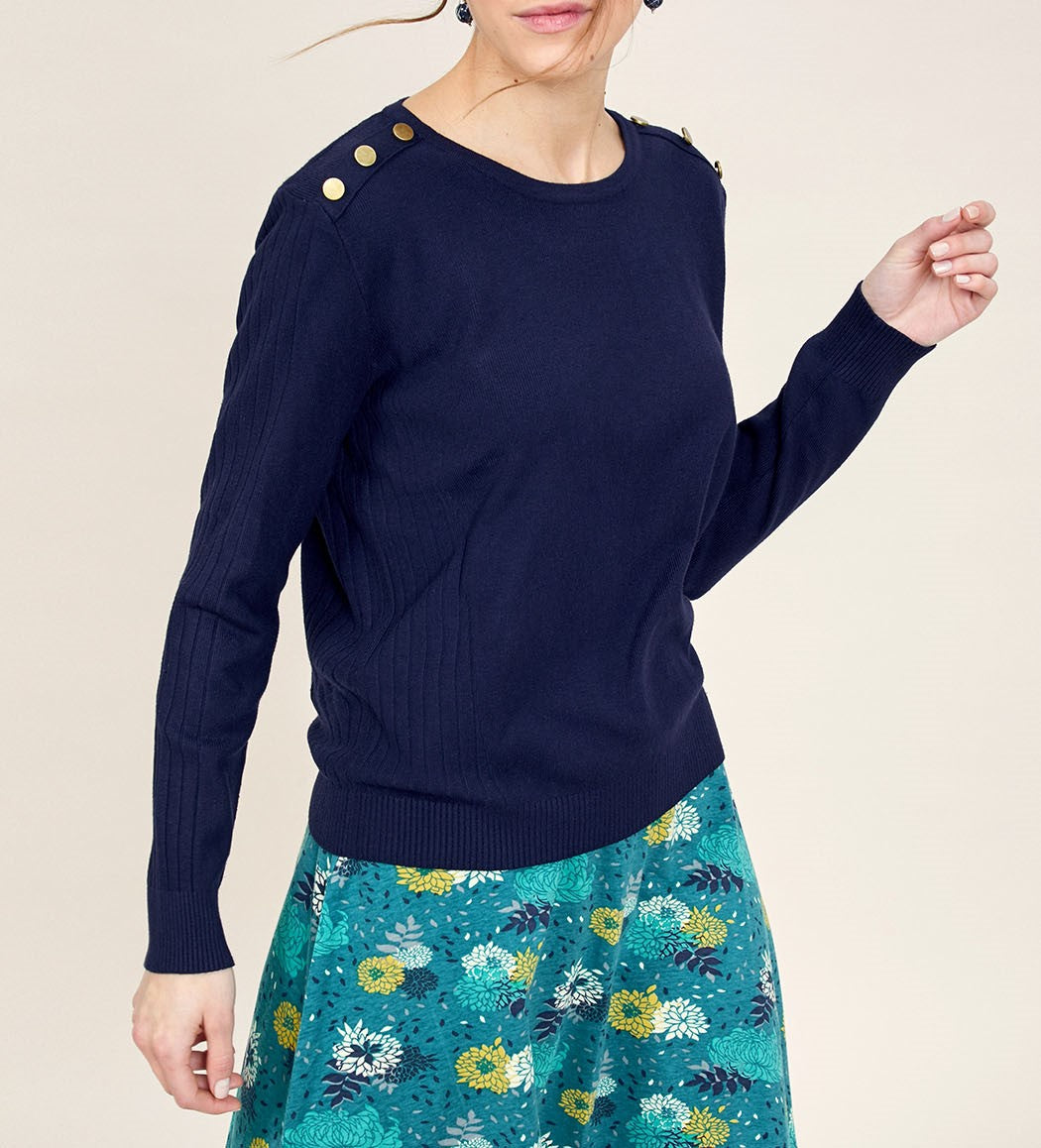 Pull maille boutons KOGA