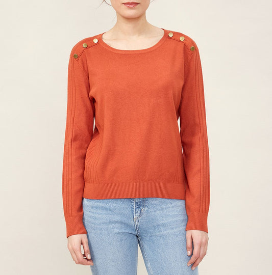 Pull maille boutons KOGA