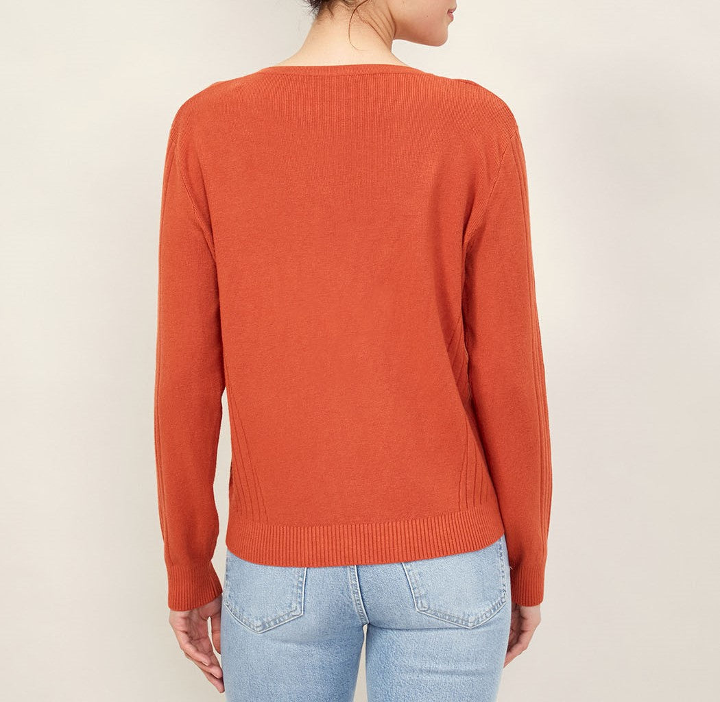 Pull maille boutons KOGA