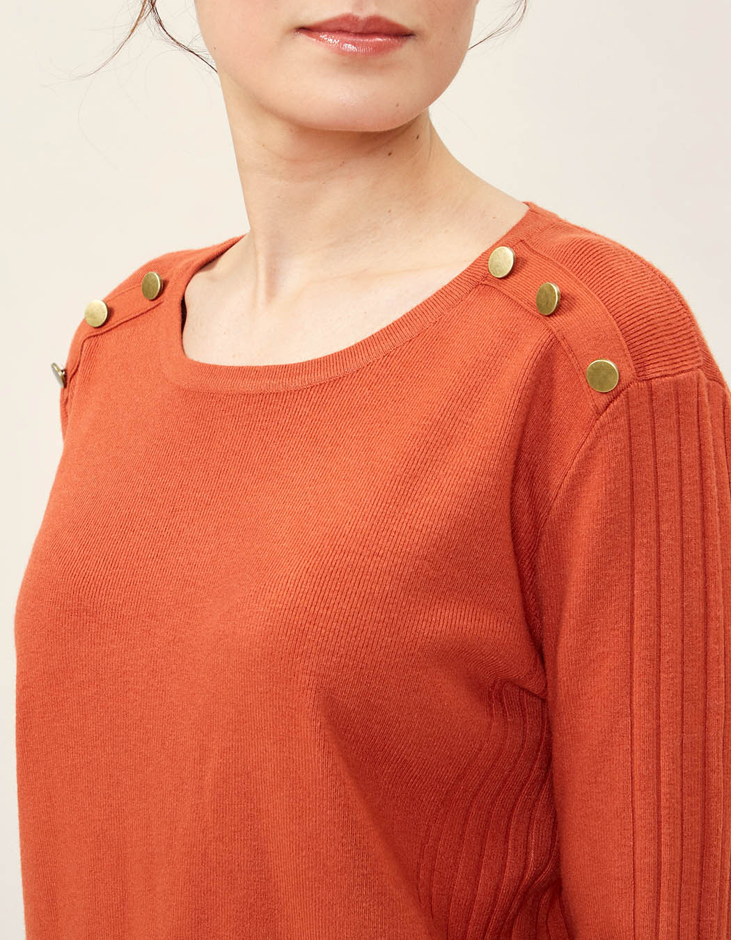 Pull maille boutons KOGA