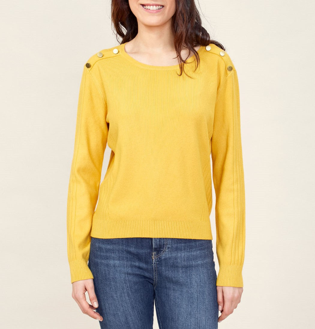 Pull maille boutons KOGA