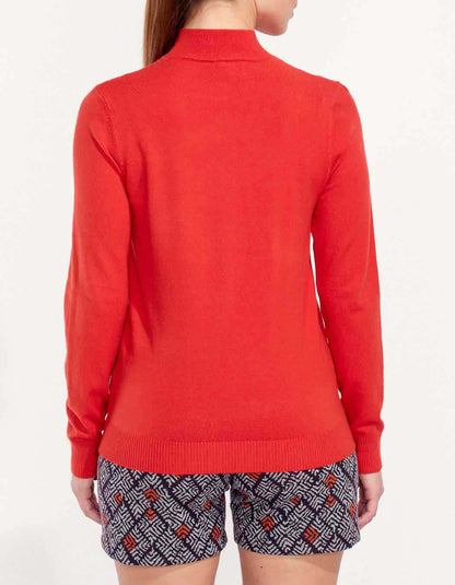 Pull maille col cheminée ADELEX