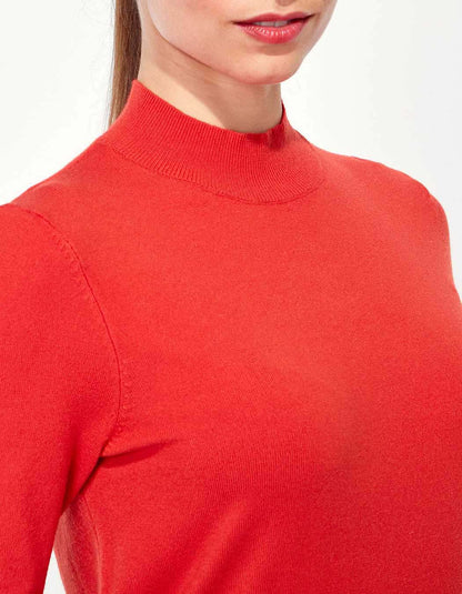 Pull maille col cheminée ADELEX