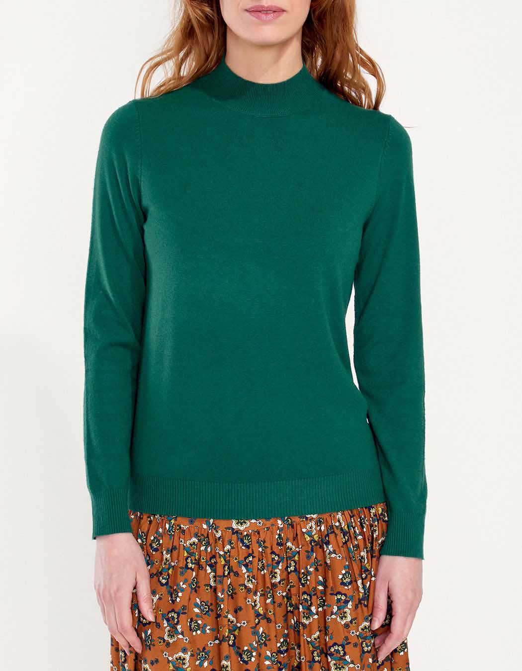 Pull maille col cheminée ADELEX