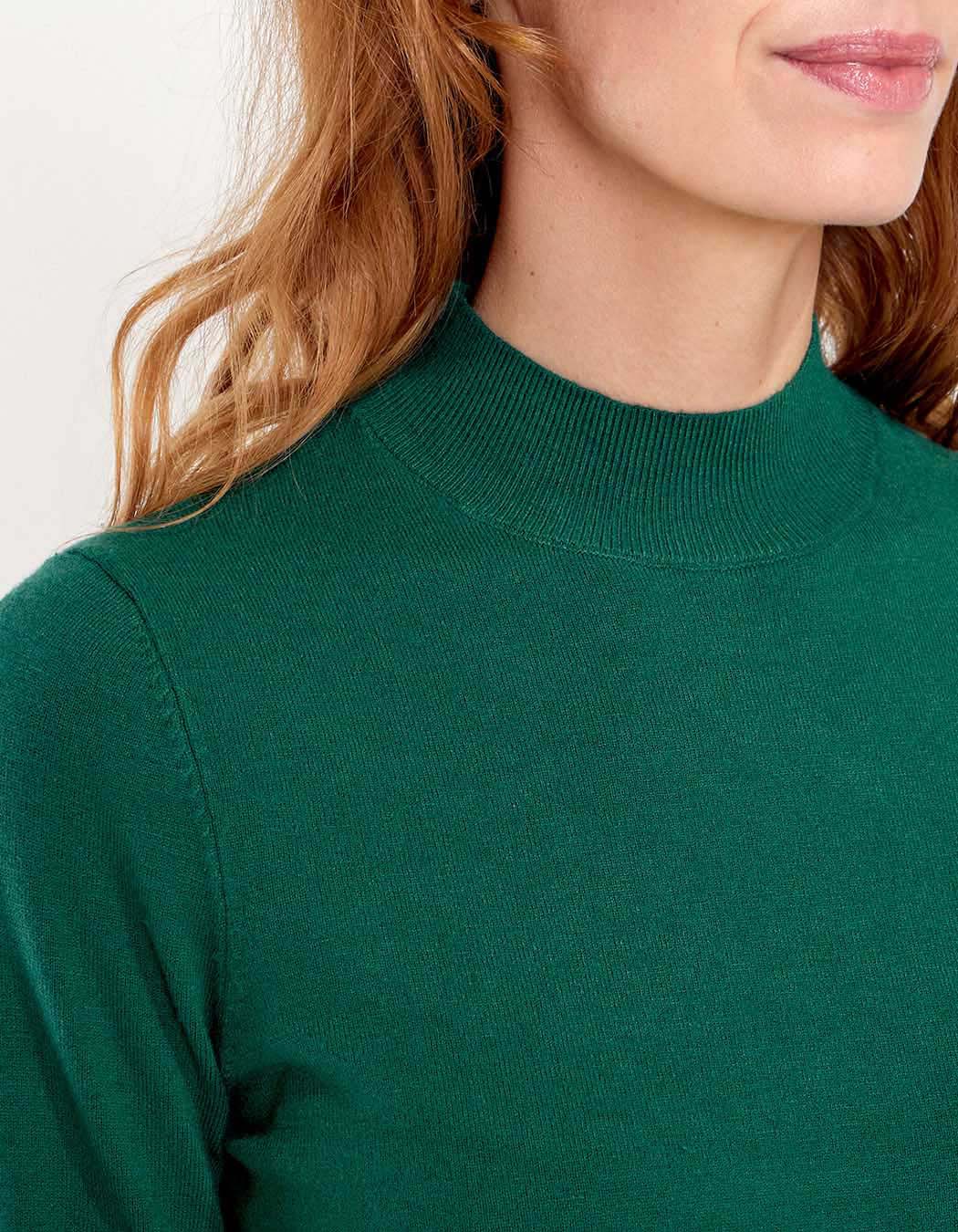 Pull maille col cheminée ADELEX