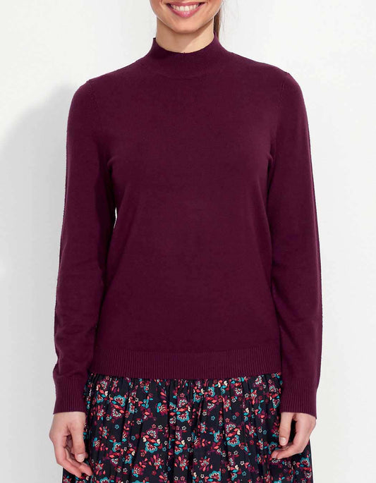 Pull maille col cheminée ADELEX