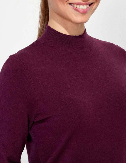 Pull maille col cheminée ADELEX
