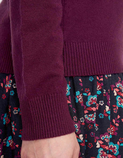 Pull maille col cheminée ADELEX