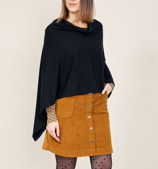 Poncho maille LAYAMA