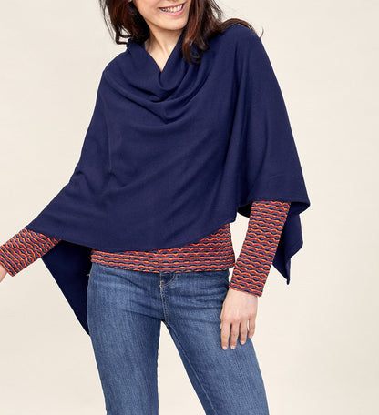 Poncho maille LAYAMA