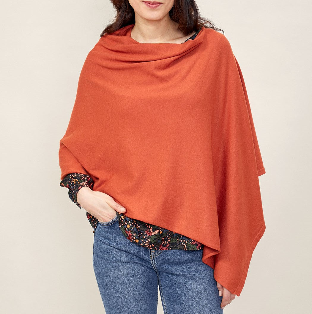 Poncho maille LAYAMA