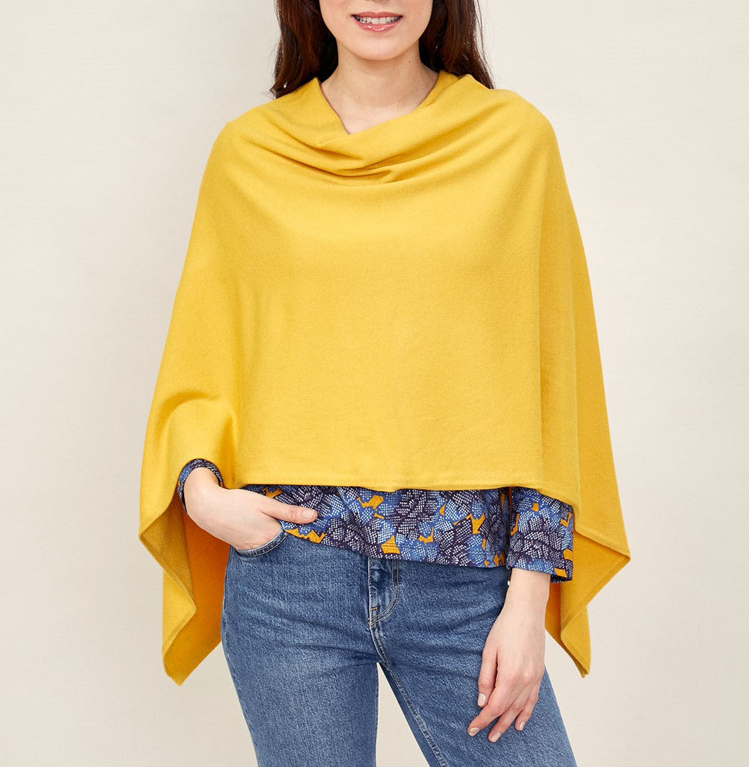 Poncho maille LAYAMA