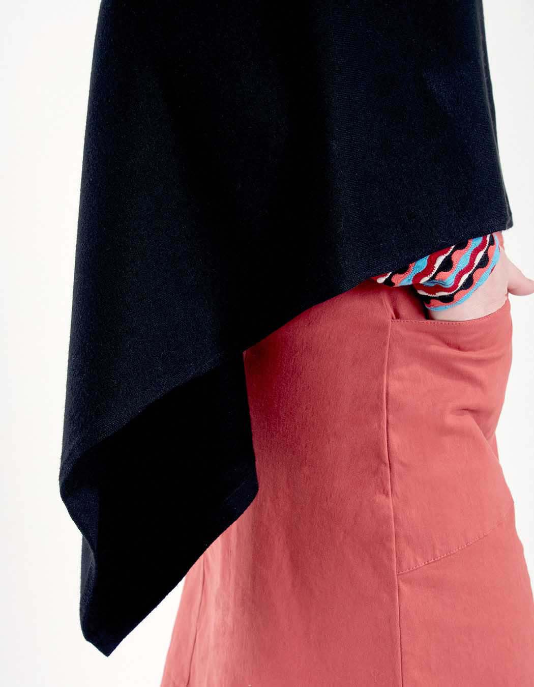 Poncho maille LAYAMA