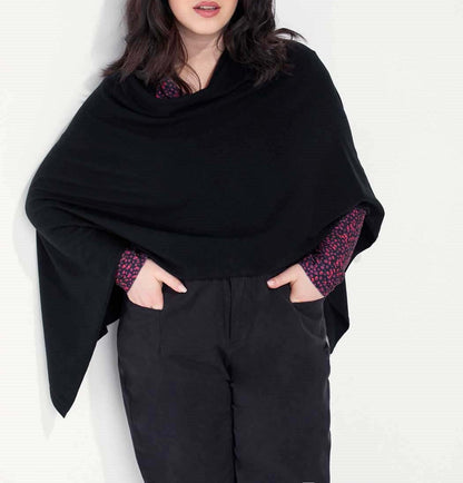 Poncho maille LAYAMA