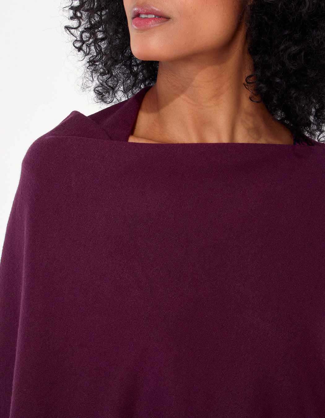 Poncho maille LAYAMA