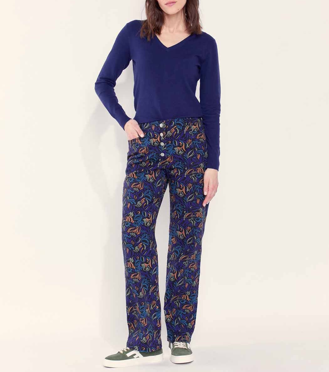 Pantalon droit large coton LAMITTA