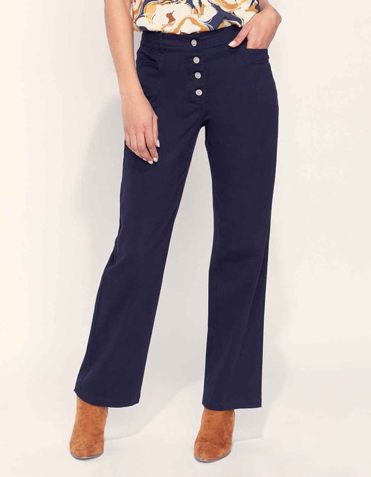 Pantalon droit large coton LAMITTA