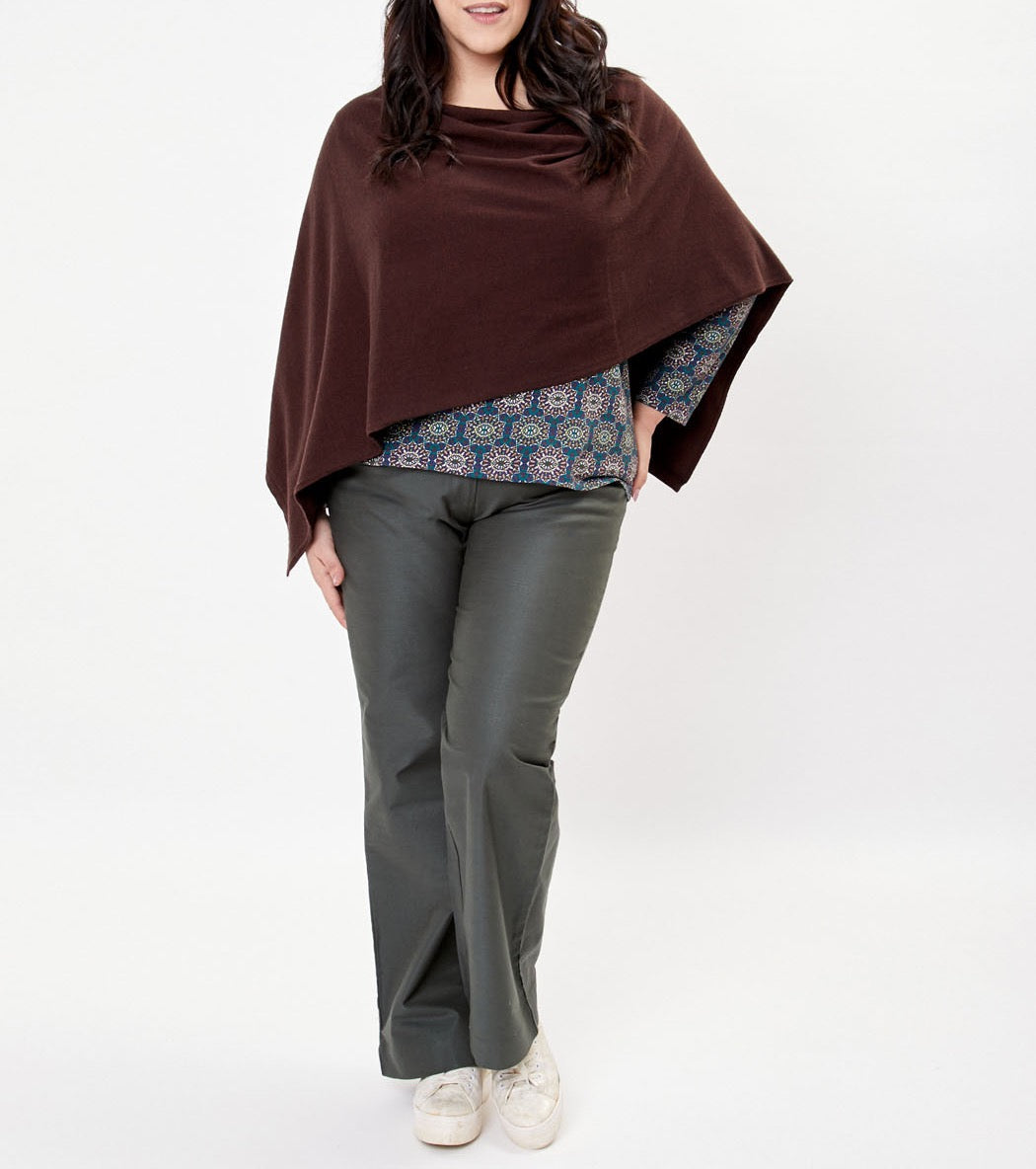 Poncho maille LAYAMA