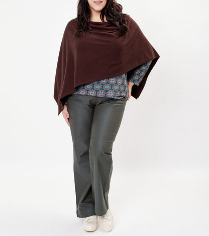 Poncho maille LAYAMA