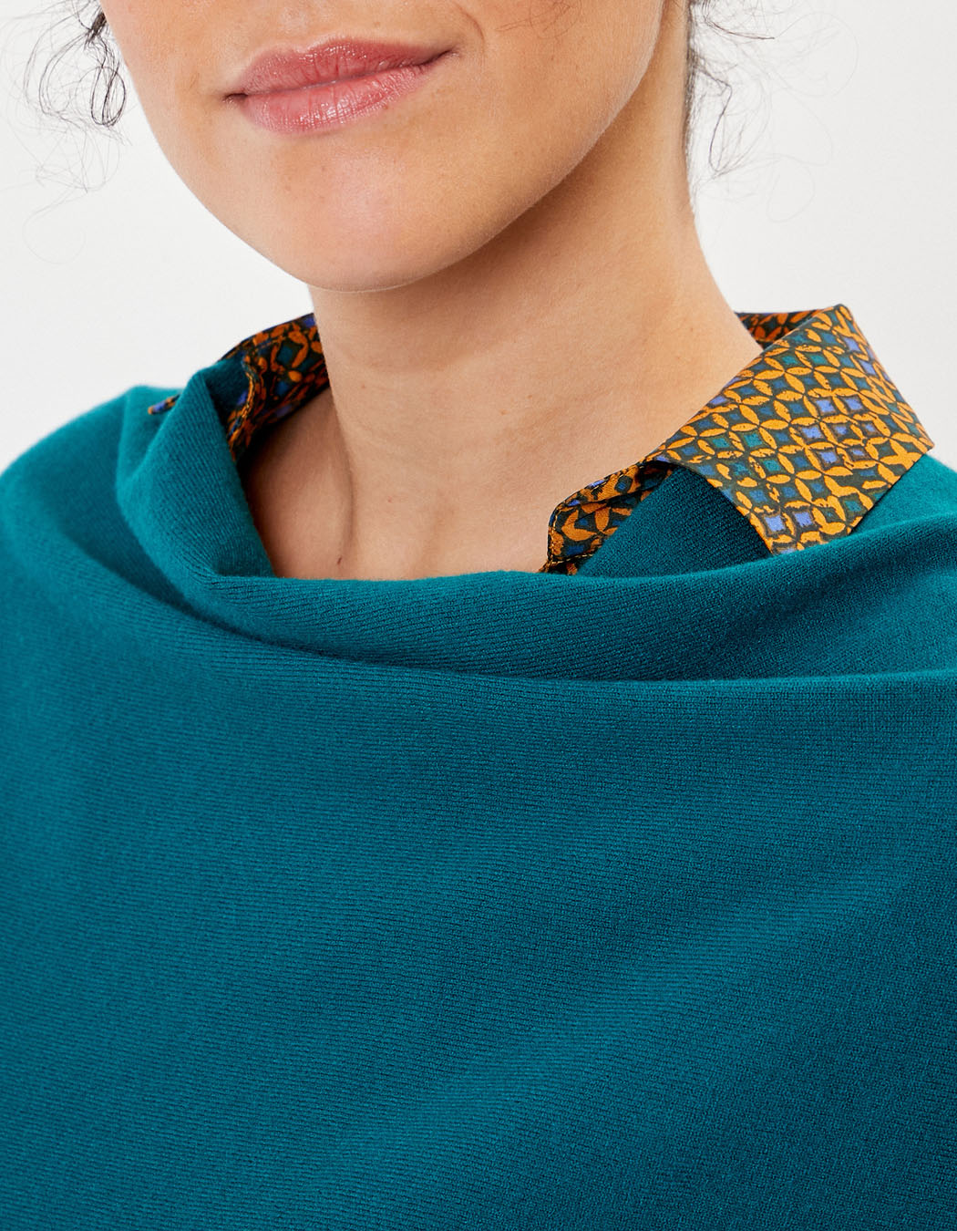 Poncho maille LAYAMA