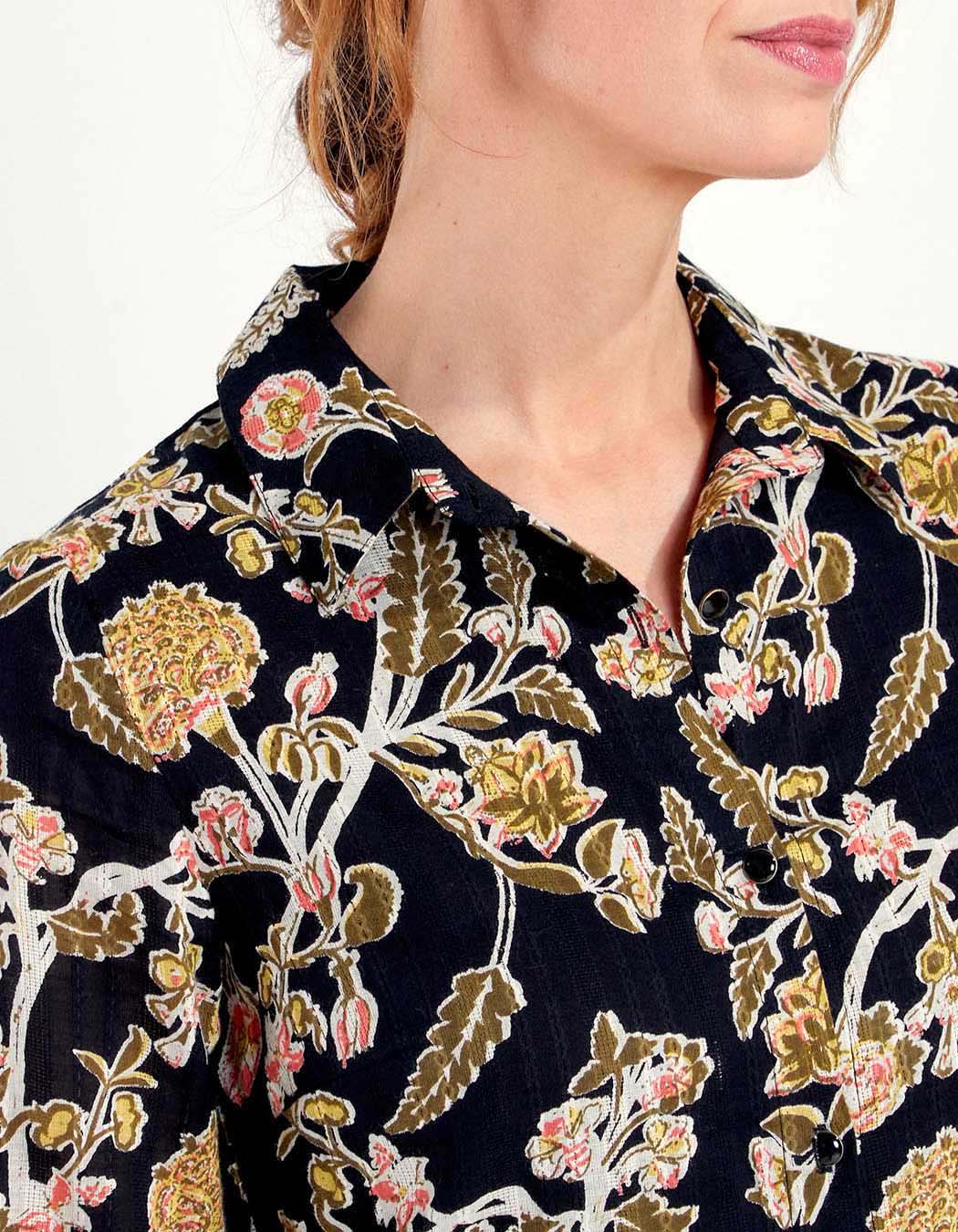 Robe chemise coton bio AGRA