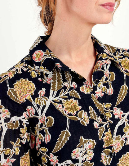 Robe chemise coton bio AGRA