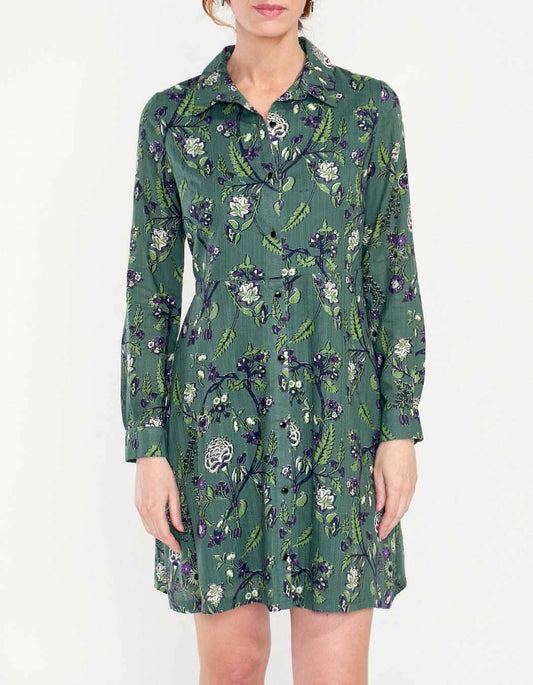 Robe chemise coton bio AGRA