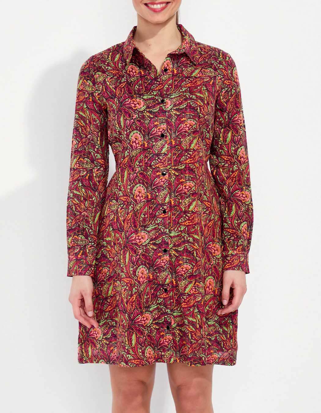 Robe chemise coton bio AGRA