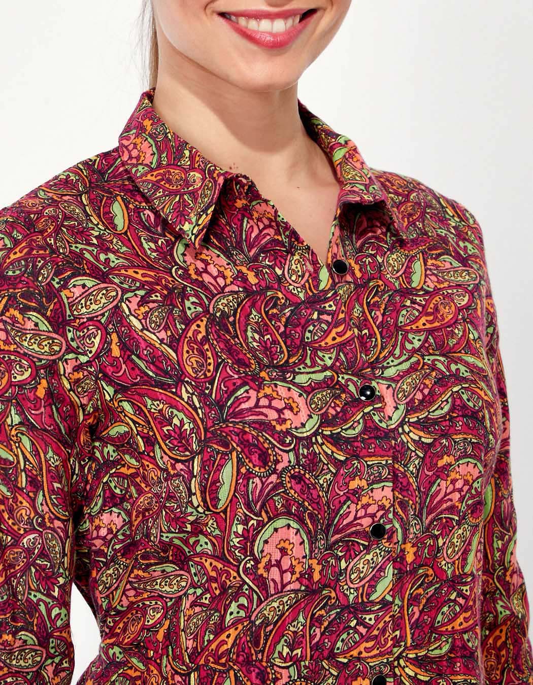 Robe chemise coton bio AGRA