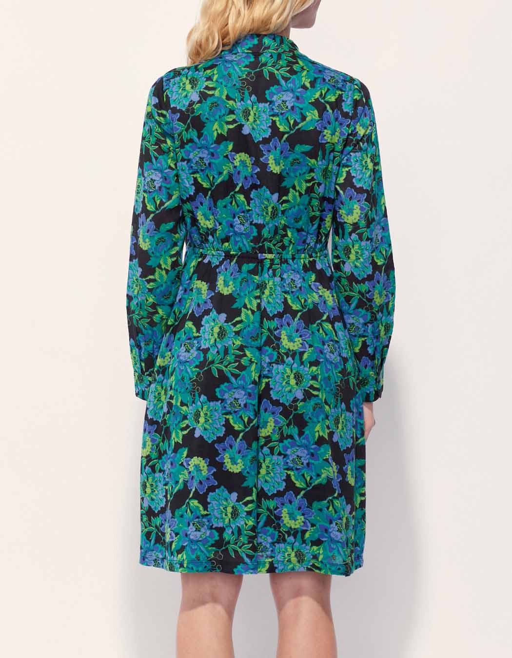 Robe chemise coton bio imprimé AGRA