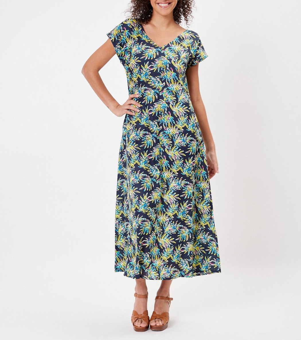 Robe longue coton bio ALAIANE
