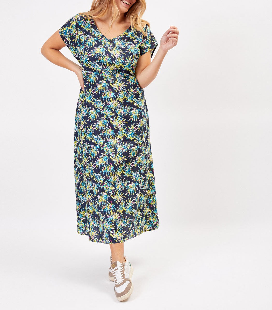 Robe longue coton bio ALAIANE