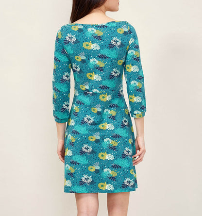 Robe imprimée manches 3/4 BHATI