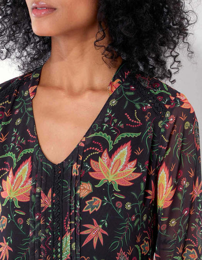 Robe ample dentelle DOKO