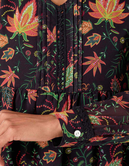 Robe ample dentelle DOKO