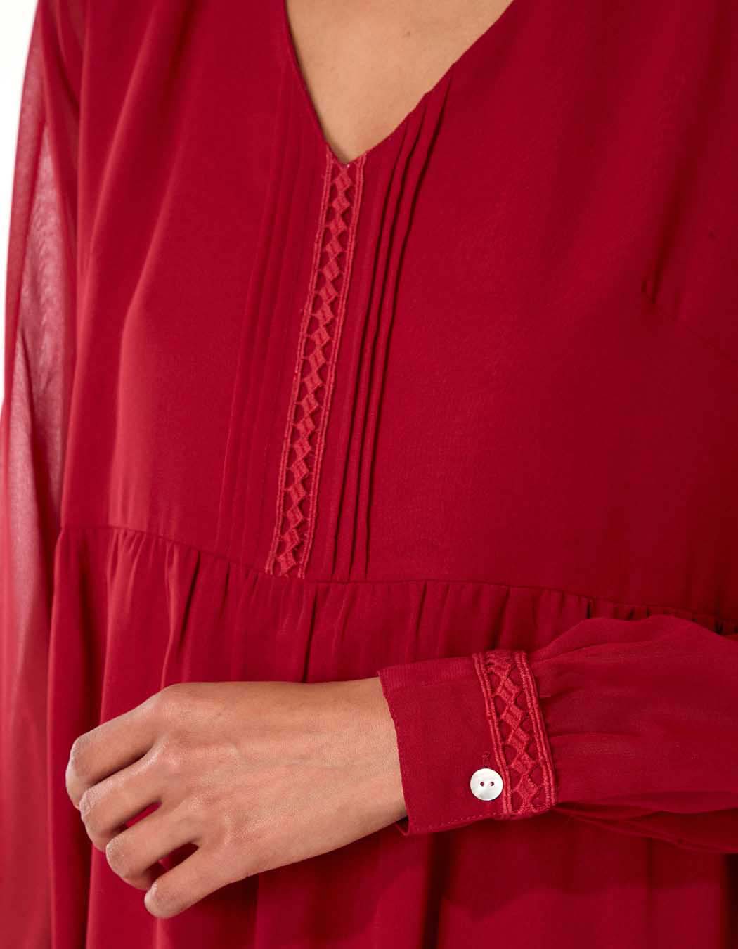 Robe ample dentelle DOKO